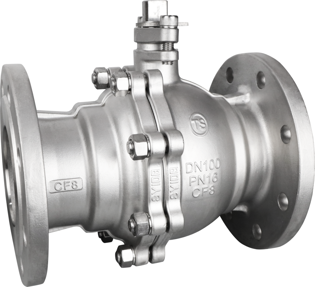 Bautu GB/T 12237 hard seated ball valve standard platform hand lever operated, Stellite metal-to-metal sealing, PN16 PN25 PN40, DN15 to DN150, CF8M body for high temperature steam and thermal oil up to 350°C