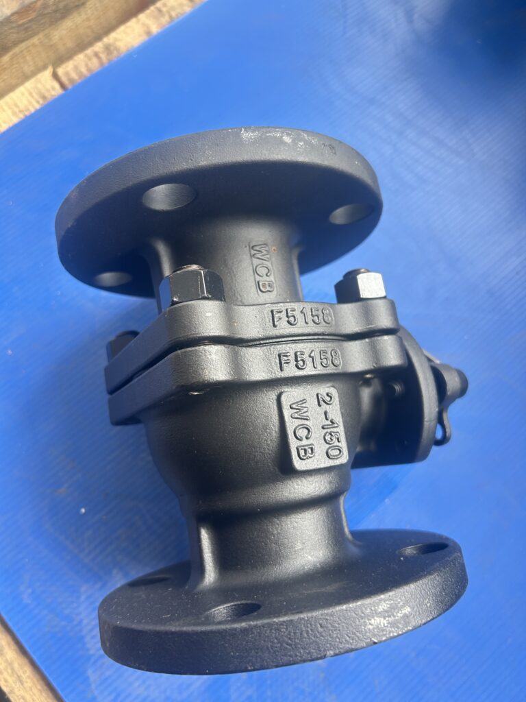BAUTU API 608 WCB ball valve body with cast 2-150 WCB marking
