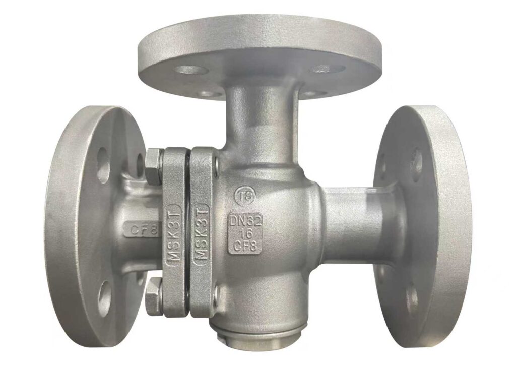 3-Way Flanged Ball Valve