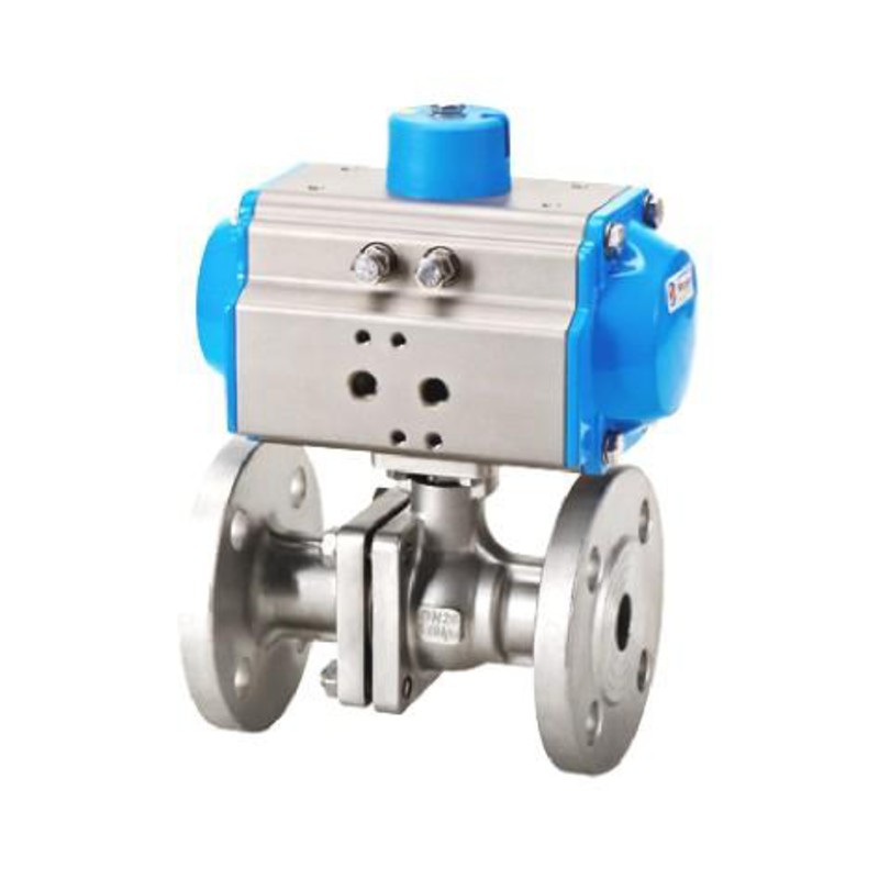 Pneumatic Flanged Ball Valve, GB